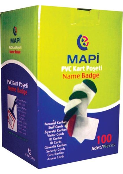 Kart P.Pvc Dik Şeritli Şeffaf 10Lu 910 11 12