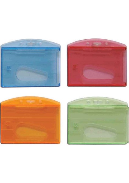 Kart Kabı Çift Hazneli Ş.Kırmız 6Lı 908 01 53