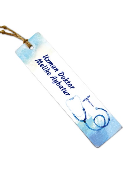 14 Mart Tıp Bayramı Hediyesi Isimli Kitap Ayracı