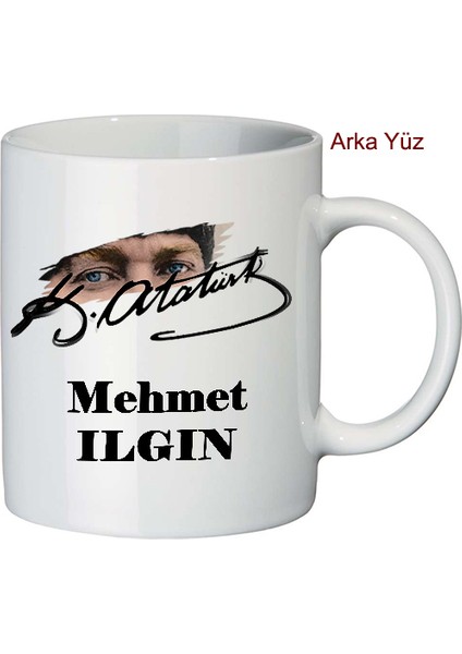 Kemal Atatürk Imzalı Kişiye Özel Kupa Bardak modelleri