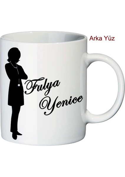 Bayan Doktora Hediye Isimli Kupa Bardak modelleri