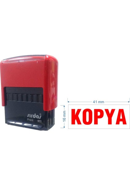 911 Kaşe Kırmızı makine Kırmızı Keçe "KOPYA" yazısı ile beraber fiyatları