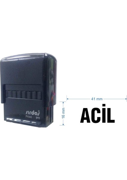 911 Kaşe Siyah makine Siyah Keçe "ACİL" yazısı ile beraber fiyatları