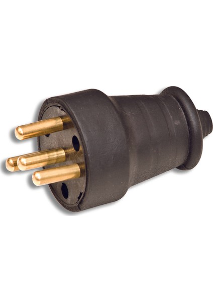 Trifaze 3 x 25A Kauçuk Erkek Fiş