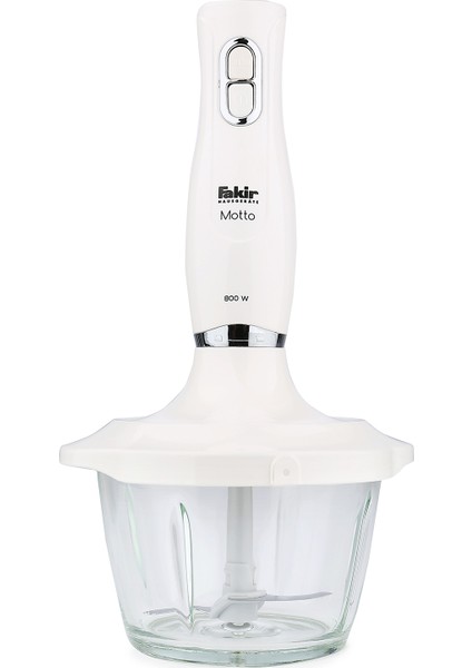 Motto Cam Hazneli Blender Seti Krem