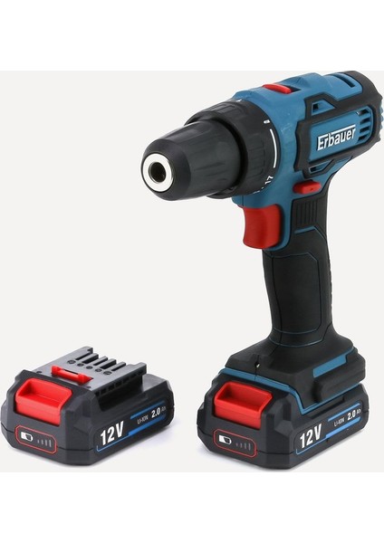 Akülü Viadalama Çift Akü 12V EDD12-LI-2