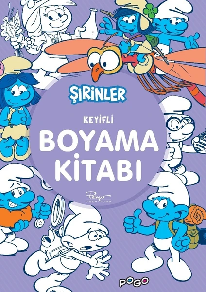 Şirinler Keyifli Boyama Kitabı