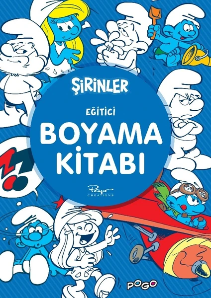 Şirinler Eğitici Boyama Kitabı