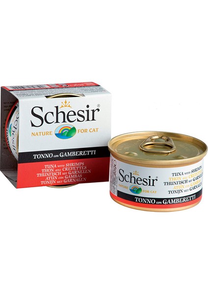 Jel Ton Balığı & Karidesli Kedi Konservesi 85 g x 12 Adet