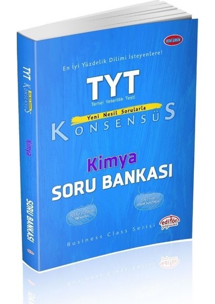 Editör Yayınları TYT Konsensüs Kimya Soru Bankası