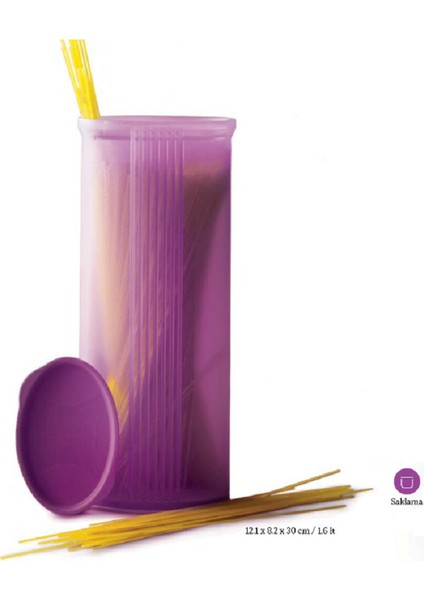 Hsgl Tupperware Makarnalık ( Saklama Kabı ) Mor modelleri