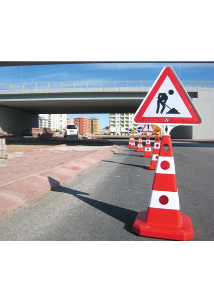 Ultra Kedi Gözlü Trafik Konisi Ağırlıklı 60 cm Trafik Dubası modelleri