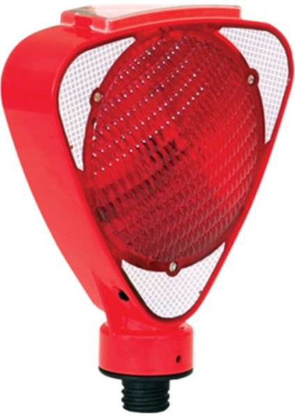 Solar Flaşörlü Ledli Lamba Kırmızı