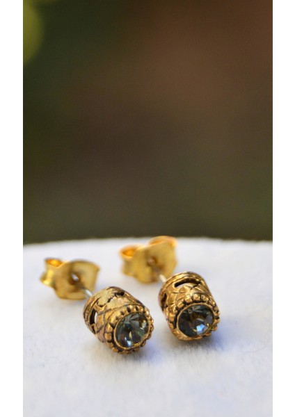 Jewellery F02575 Bayan Küpe Zirkon Taşlı