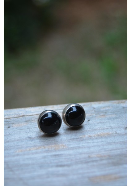 Jewellery F02578 Oniks Doğal Taş El Yapımı Bayan Küpe modelleri