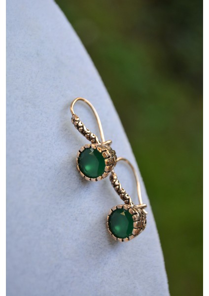 Jewellery F03097 Zümrüt Doğal Taş Bayan Küpe fiyatları