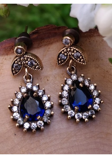 Jewellery Safir Taşlı Otantik Bayan Küpe fırsatları