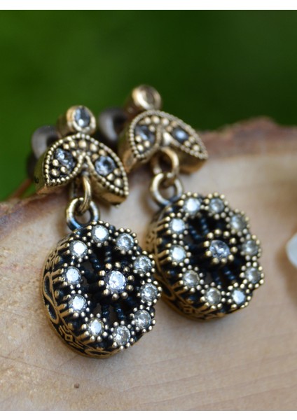 Jewellery Rf02417 Zirkon Taşlı Otantik Bayan Küpe modelleri