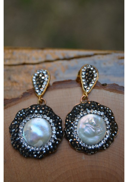 Jewellery Sakız İncisi El Yapımı Bayan Küpe
