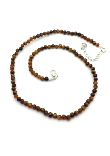 Jewellery Kaplan Gözü Doğal Taş Bay Bayan Kolye