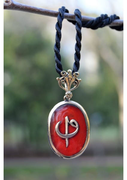Jewellery F01712 Elif Ve Vav Figürlü Bayan Kolye