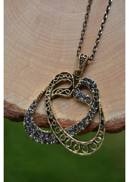 Jewellery Çift Vav Kadın Kolye
