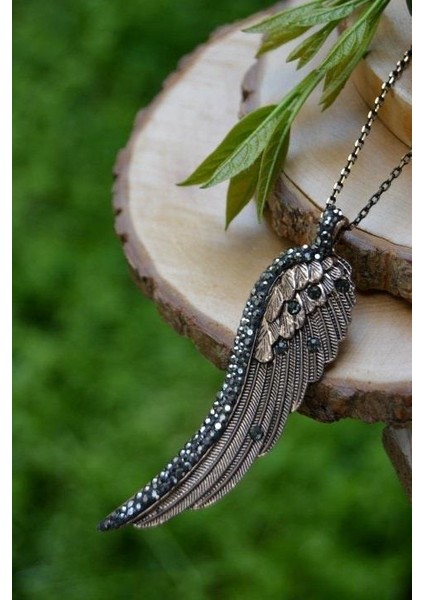 Jewellery El Yapımı Melek Kanat Bayan Kolye