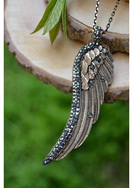 Jewellery El Yapımı Melek Kanat Bayan Kolye fırsatları