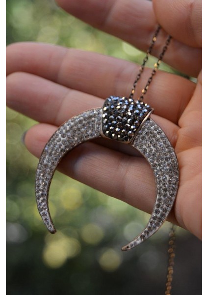 Jewellery Rf02556 Özel Tasarım Boynuz Bayan Kolye