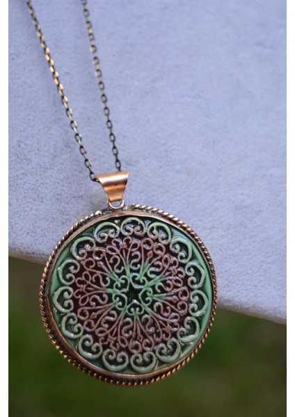 Jewellery Rf03002 Özel Tasarım Çini Bayan Kolye