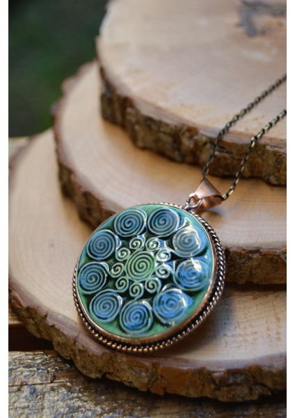 Jewellery Rf03004 Özel Tasarım Çini Bayan Kolye