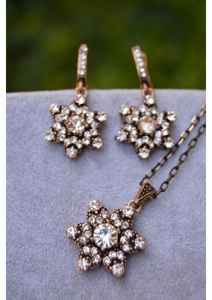 Jewellery Kar Tanesi Bayan Set
