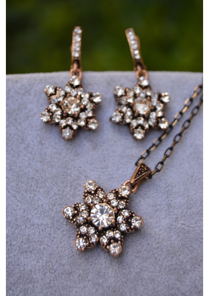 Jewellery Kar Tanesi Bayan Set