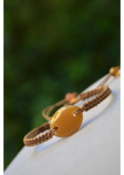 Jewellery Akik Doğal Taş Makrome Bileklik fiyatları