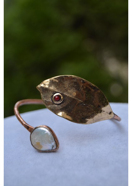 Jewellery El Yapımı Barok İnci Bayan Bileklik