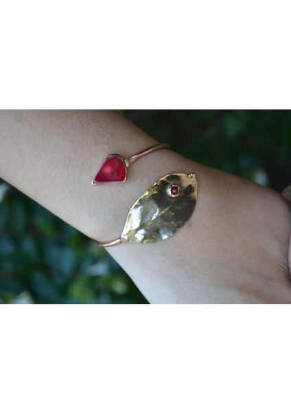Jewellery Mercan Taşlı Tasarım Bayan Bileklik