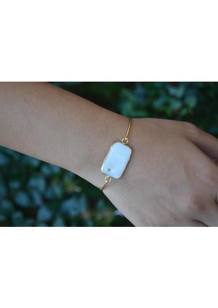 Jewellery Sedef Taşlı Tasarım Bayan Bileklik