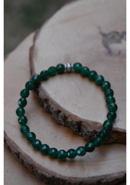 Jewellery Rf02854 Yeşim Doğal Taş Bayan Bileklik