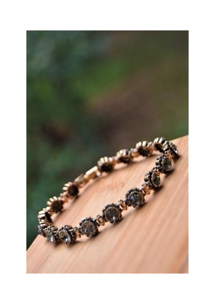 Jewellery Black Diamond İnce Bayan Bileklik