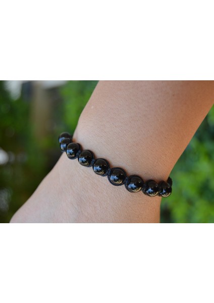 Jewellery Oniks Taşlı Makrome Bayan Bileklik fiyatları