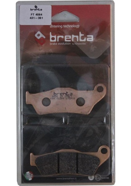 Bmw R 1200 RT Disk Sinter Metal Fren Balata Arka (2010-2013)