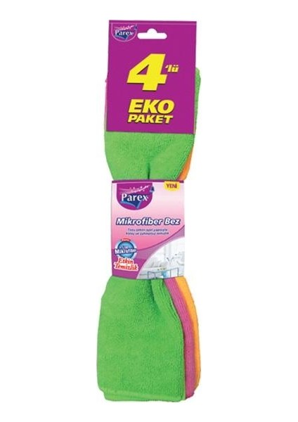 Smart Mikrofiber Temizlik Bezi 4'lü Paket