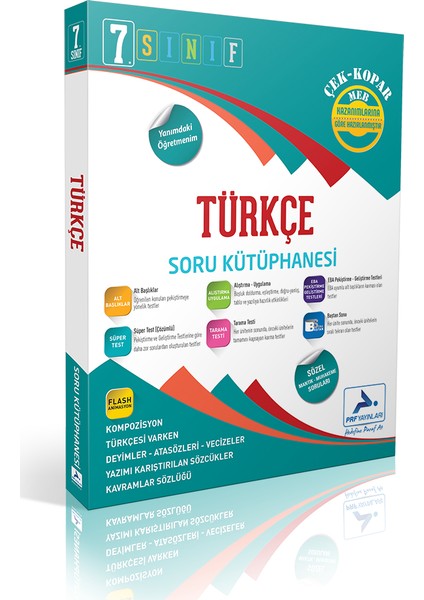 7. Sınıf Türkçe Soru Kütüphanesi