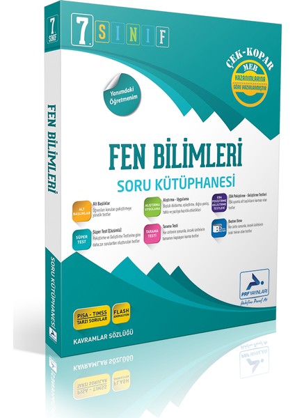 Paraf Yayınları 7. Sınıf Fen Bilimleri Soru Kütüphanesi