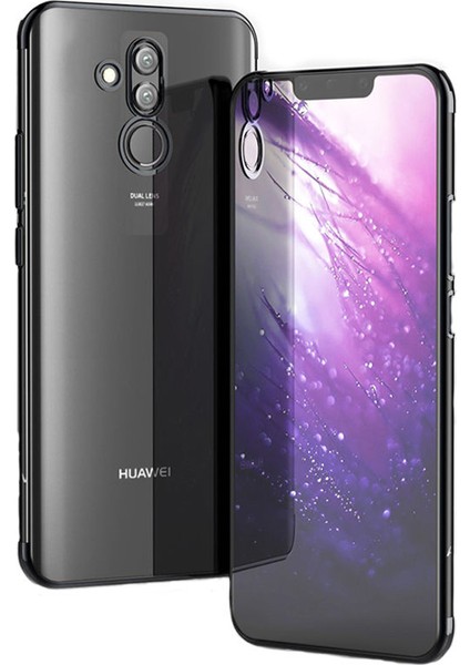 Huawei Mate 20 Lite Plating Series Silikon Kılıf Siyah