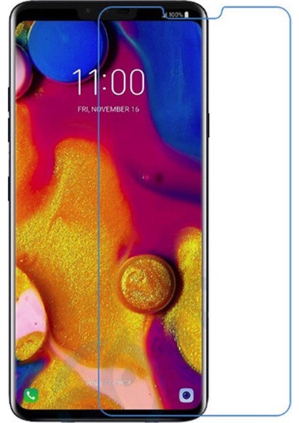 LG V40 ThinQ Nano Esnek Ekran Koruma Filmi Şeffaf