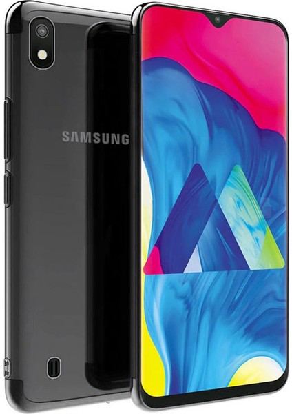 Samsung Galaxy A10 Plating Series Silikon Kılıf Siyah