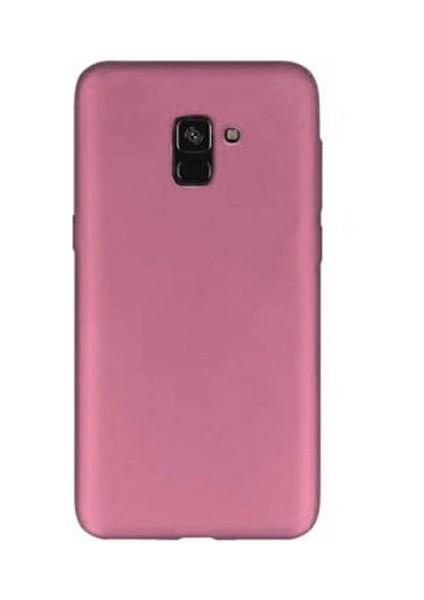 Samsung Galaxy A6 2018 Premium Matte Silikon Kılıf Pembe