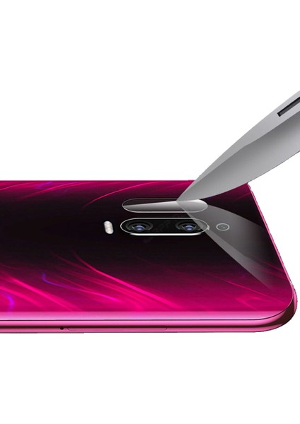 Xiaomi Mi 9T Kamera Camı Lens Koruyucu Şeffaf