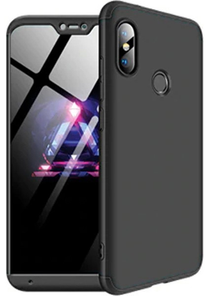 Xiaomi Mi A2 Lite - Redmi 6 Pro Tam Koruma Kapak 360 Derece Kılıf Siyah fiyatları